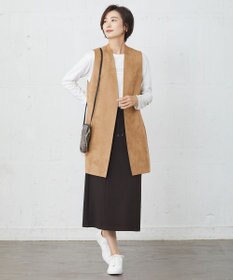 J.PRESS LADIES 【洗える】デュアルウォームポンチ スカート