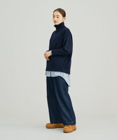 J.PRESS YORK STREET 【WOMEN】ウールカシミヤ タートルニット
