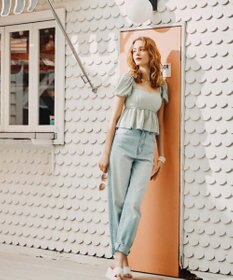 San-ai Resort（三愛水着楽園） 【SALE】パフスリーブビキニ　9M　【San-ai Resort（サンアイリゾート）】