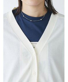 CRAFT STANDARD BOUTIQUE UVカット/接触冷感/マシンウォッシャブル/Vネックニットカーディガン