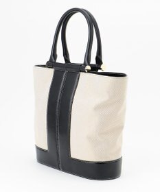 23区 キャンバスコンビ トートバッグ