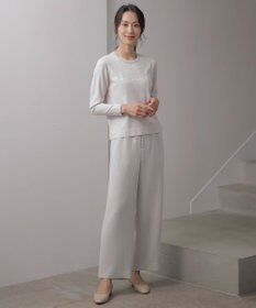 J.PRESS LADIES 【洗える】DÉCOR レース ニット