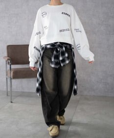 WEGO スクリブルグラフィックスウェット