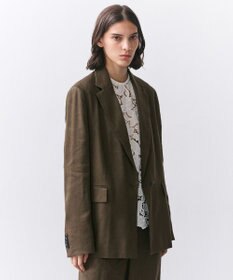 BEIGE， MICA / リネンブレンドテーラードジャケット