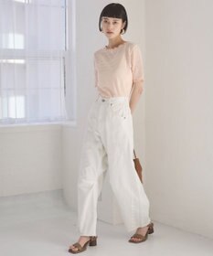 WEGO 【ANGIE VINTAGE】シアーボーダーメロウトップス