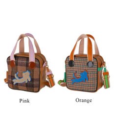 tsumori chisato CARRY ウールチェック ショルダーバッグ 2way ミニバッグ