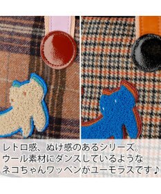 tsumori chisato CARRY ウールチェック ショルダーバッグ 2way ミニバッグ