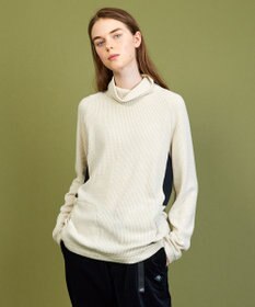 JOSEPH ABBOUD MOUNTAIN 【吸湿発熱/蓄熱保温/】 ソフトウォームワッフルタートル プルオーバー カットソー