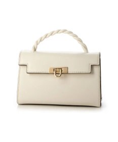 UNBILLION cachecache ねじりハンドルおこし金具2wayミニショルダー