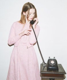 TOCCA 【洗える】PINK BASKET KNIT カーディガン