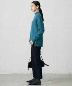 自由区 L 【19号サイズまで展開】TRギャバ裏起毛テーパード パンツ