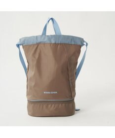 BEAMS SCHOOL 手提げバッグにもなる 2重底ナップサック