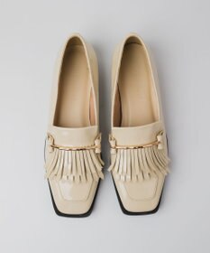 BONTRE 【PRECIEUX JOUET/プレシュウジュエ】キルトビットエナメルローファー