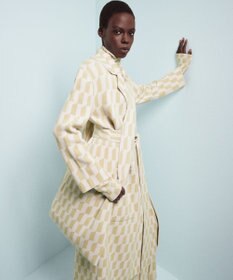 JOSEPH アルコーブ　インターシャ　ニットコート