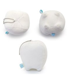 Mother garden しろたん 白いもの マスコットキーホルダー 《乳歯》 単品