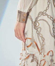 GRACE CONTINENTAL チェーン刺繍ワンピース