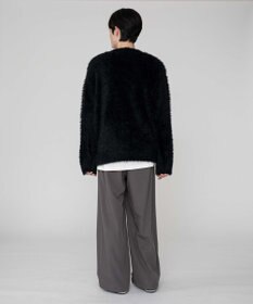 WEGO 【2025秋冬新作/ユニセックス着用ITEM/MLサイズ展開】フェザーニットプルオーバー