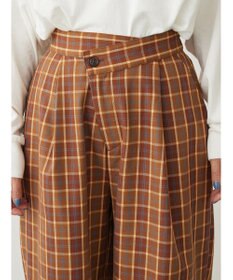 Green Parks ・ＥＬＥＮＣＡＲＥ　ＤＵＥ　チェックワイドパンツ