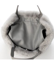 UNBILLION カシュカシュ cachecache / ミンク風ファーシンプルトート