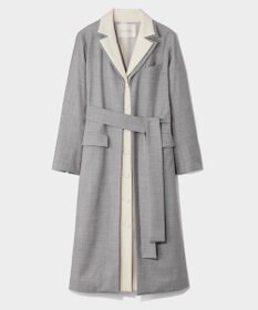 GRACE CONTINENTAL シルクウールコートドレス