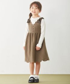 ANY KIDS テレコハイネック長袖Tシャツ