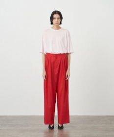 ATON WRINKLES COTTON | ワイドパンツ