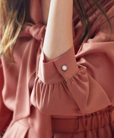 Tiaclasse 【洗える】リボンボウタイワンピース