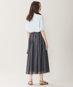 自由区 【洗える】エアリータック スカート