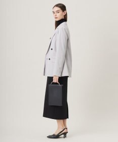 ICB 【接触冷感・UVケア・撥水・洗える】LooseWeave ダブルブレストジャケット