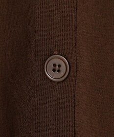 UNFILO シアーフォルムニット キーネックカーディガン