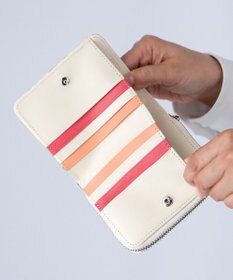 tsumori chisato CARRY Together ラウンドファスナー2つ折り財布