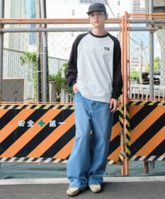 WEGO 【ユニセックス着用ITEM】ラグラングラフィックBIG　T（LS）