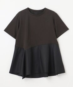 ANY L 【洗濯機可】コンビネーションイレヘムカットソー