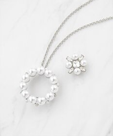 TOCCA PEARL BIJOUX SET BROOCHNECKLACE 3WAYブローチネックレス