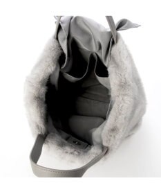 UNBILLION カシュカシュ cachecache / ミンク風ファーシンプルトート