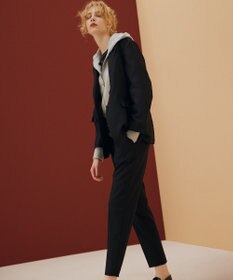 組曲 L ハンサムツイルテーパード パンツ