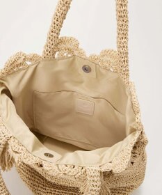 TOPKAPI 【TREASURE TOPKAPI】フラワーモチーフ ペーパー トートバッグ