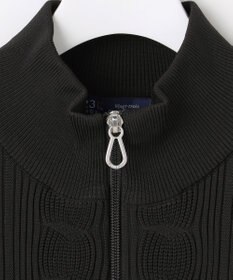 23区GOLF 【MEN】ケーブルジップアップカーディガン　防風裏地付き