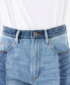 OP／FILA 【OP】美脚パッチワークデニム