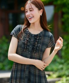 Tiaclasse L 【洗える】フリルワンピース