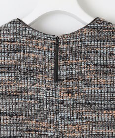 自由区 L 【洗える】エアリーツイード ジャンパースカート