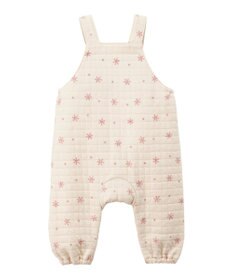 MIKI HOUSE HOT BISCUITS キルト素材 オーバーオール＆Tシャツギフトセット【BOX付き】