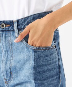 OP／FILA 【OP】美脚パッチワークデニム