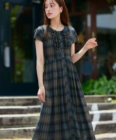 Tiaclasse L 【洗える】フリルワンピース