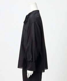 23区 【エステータ】シルクコットンローン ボウタイブラウス