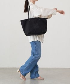 russet ＜390g/撥水性あり＞天ファスナー付きコーデュラナイロントートバッグ(CE-1560)