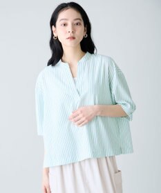 ANY 楽映えスキッパーブラウス（セットアップ着用可）
