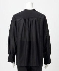 23区 【エステータ】シルクコットンローン ボウタイブラウス