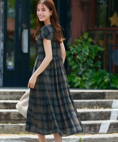 Tiaclasse L 【洗える】フリルワンピース