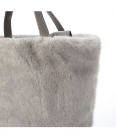 UNBILLION カシュカシュ cachecache / ミンク風ファーシンプルトート